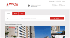 Desktop Screenshot of imobiliariamoura.com