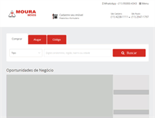Tablet Screenshot of imobiliariamoura.com